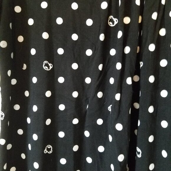 Black and white polka dot top sz XL - Picture 5 of 7